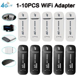 Routers 4G LTE Wireless Router 150Mbps Modemstick WiFi Adapter USB Dongle Modem Stick Mobiele breedband Simkaart voor laptops Notebooks