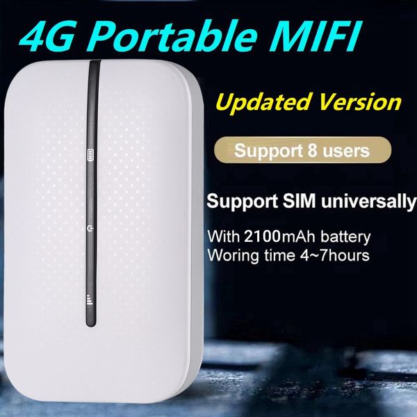 Routeurs 4G MiFi WiFi Router 150Ms Modem Car Mobile Wifi Spot sans fil avec emplacement pour carte Sim 230808