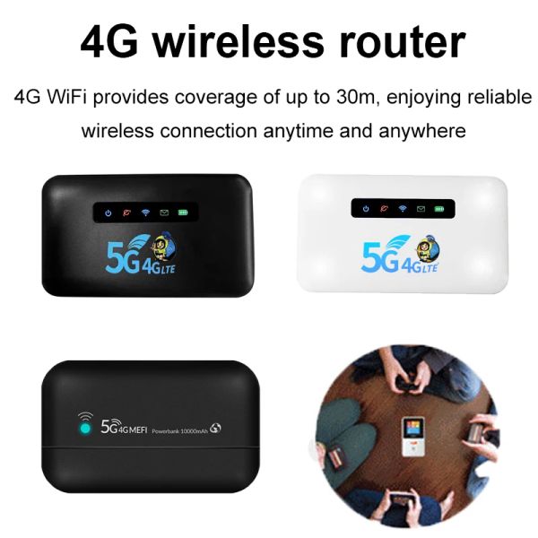 Routeurs 4G POCKE WIFI ROUTER PORTABLE MOBILE WIFI HOTSPOT CAT4 150 MBP