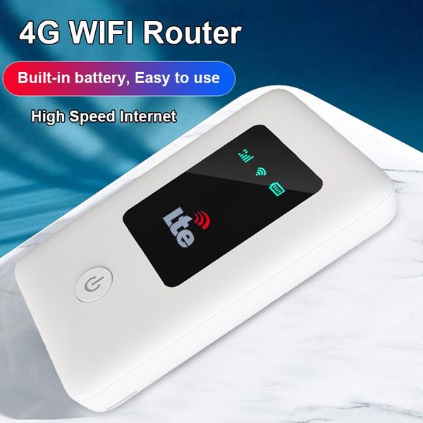 Routeurs 4g routeur sans fil lte wifi modem sim carte router mifi poche hotspot batterie intégrée bilan portable portable