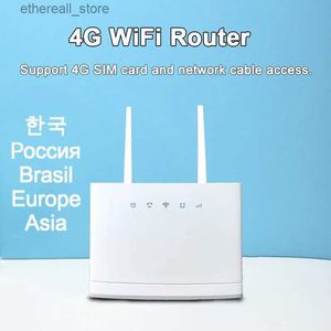 Routeurs Routeur de carte SIM 4G routeur wifi LTE modem 4G Hotspot RJ45 routeur sans fil 4G CPE Q231114