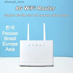 Enrutadores Enrutador con tarjeta SIM 4G Enrutador wifi LTE Módem 4G Punto de acceso Enrutador inalámbrico RJ45 4G CPE Q231114