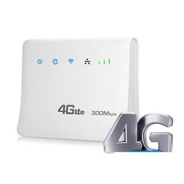 Routeurs 4G WiFi Router 3G LTECPE Mobile Spot avec carte SIM LAN PORT PATTABLE 3375658 DROP DIVRITE