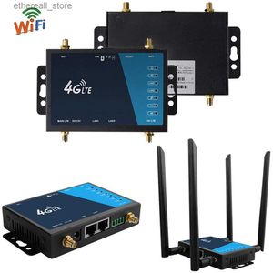 Routeurs Routeur WiFi 4G de qualité industrielle routeur sans fil haut débit 4G routeur CPE 4G LTE avec fente pour carte Sim antenne Protection par pare-feu Q231114