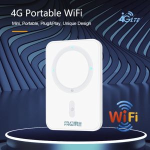 Routers 4G WiFi Router Mini Router 3G 4G LTE Wireless Portable Pocket Wi Fi Mobile Hotspot Car WiFi Router met SIM -kaartsleuf