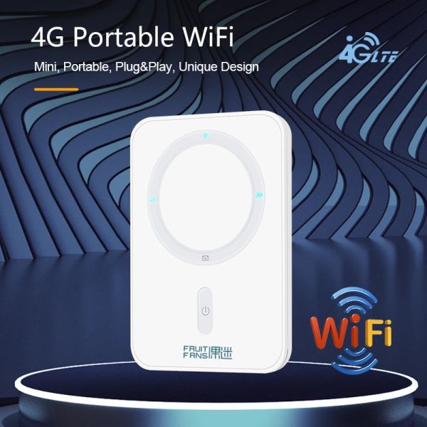 Routers 4G Wifi Router Mini Router 3G 4G LTE POCIDAD PORTABLE INALLADO WI FI Router Wifi Wifi con ranura de tarjeta SIM