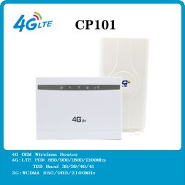 Routers 4G Wireless Router CP101 met antenne 4G LTE 150 Mbps CPE WiFi Router PK B315, B525