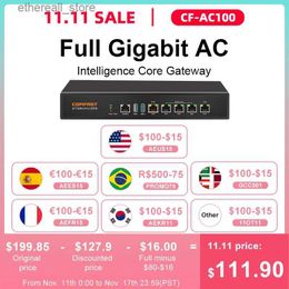 Routers 5 poorten Ethnernet volledige Gigabit AC Gateway Routing 880Mhz MT7621 AC-beheer Plug en Play Core Gateway wifi projectrouter Q231114