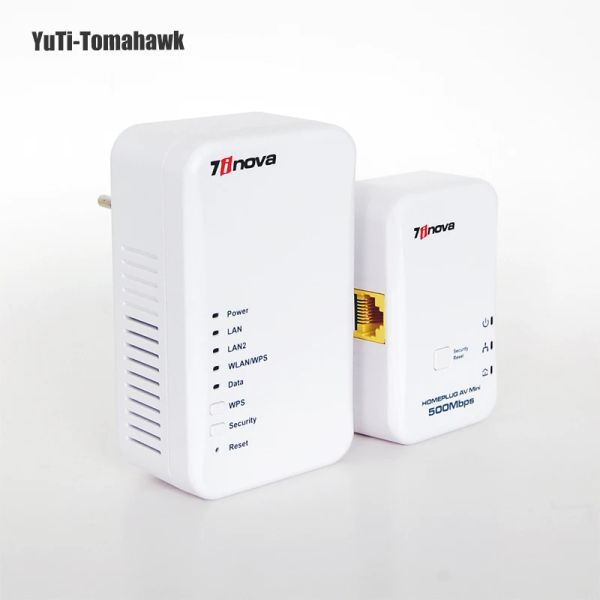 Routers 500 Mbps Powerline Speed 300 Mbps Wireless / Wired Speed HomePlug AV Powerline Adapter Adaptateur WiFi Hotspots Wireless Router