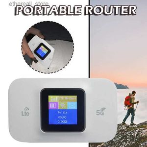 Routers 5G/4G Pocket draadloze WiFi-router 150 Mbps WiFi mobiele router Sim-kaart Onbeperkt internet voor cottage Mobiele wifi-hotspots Q231114