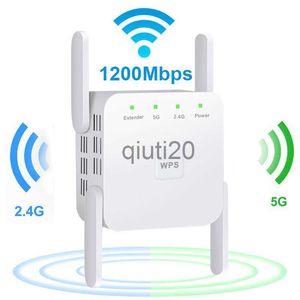 Routers 5G Repetidor Wifi Repeater Extender Booster 2.4G Roteador Wi-Fi Versterker 300/1200Mbps Signaal Router Lange afstand Extender Dual x0725