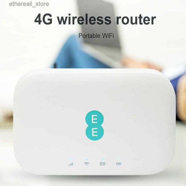 Enrutadores Alcatel EE71 4G WiFi Router Mini portátil Hotspot al aire libre 300Mbps 2150mAh Acceso rápido a Internet Micro USB 2.0 Interfaz Q231114