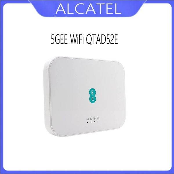 Routers Alcatel Qtad52e 5Gee Wifi 5G Dispositivo de banda ancha móvil Enrutador de módem inalámbrico con tarjeta SIM Wifi Hotspot conectado a 64 usuarios