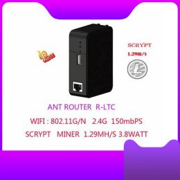 Routers AntMiner R1 LTC Miner 1.29mh/s Scrypt Miner Litecoin Mining Machine y 2.4g Antminer enrutador inalámbrico 150Mbps 150m WiFi