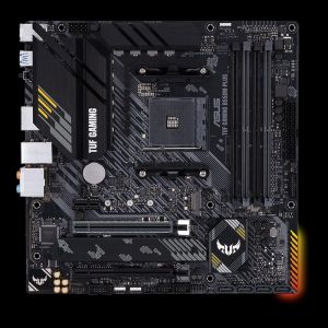 Routeurs Asus TUF Gaming B550mplus AMD B550 Ryzen AM4 Micro ATX Gaming Motherboard, PCIe 4.0, Dual M.2, 10 Drmos Power Stages, 2,5 Go de port