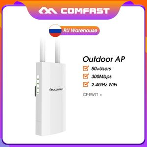 Routers CfEW71 High Power Outdoor AP WiFi Router 300 Mbps WiFi Ethernet Access Point Bridge AP Router Antenne WiFi Cover Basis Station