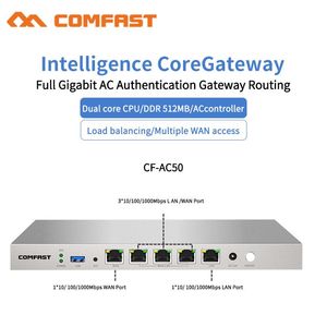 Routeurs Comfast CFAC50 gigabit AC Routeur AC multiple Port Core Core Pateway Access AP Charge Balancing WiFi Project Controller Controller