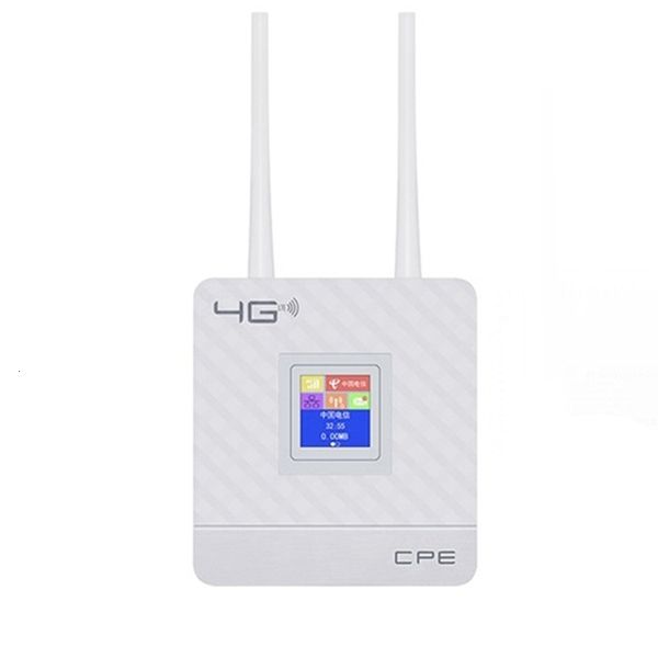 Enrutadores CPE903 Lte Home 3G 4G 2 Antenas externas Wifi Módem CPE Enrutador inalámbrico con puerto RJ45 y ranura para tarjeta SIM Enchufe de la UE 221114