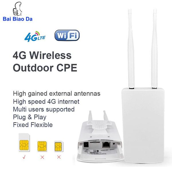 Routers CPE905 Europa desbloqueada LTE Interfaz SMA Interfaz SMA External Antnas Modem 3G USB 4G WiFi con ranura de tarjeta SIM