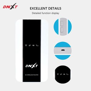 Routers DNXT Universal en Unlocked 4G Mobile WiFi Router Portable MiFi Hotspot met 3000 mAh Batterij Modem