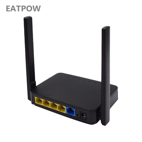 Enrutadores EATPOW 300mbps 2.4g Router inalámbrico MTK7628KN Enrutador Wifi Wifi con 2*5DBI Router de antena externa para oficina/ hogar