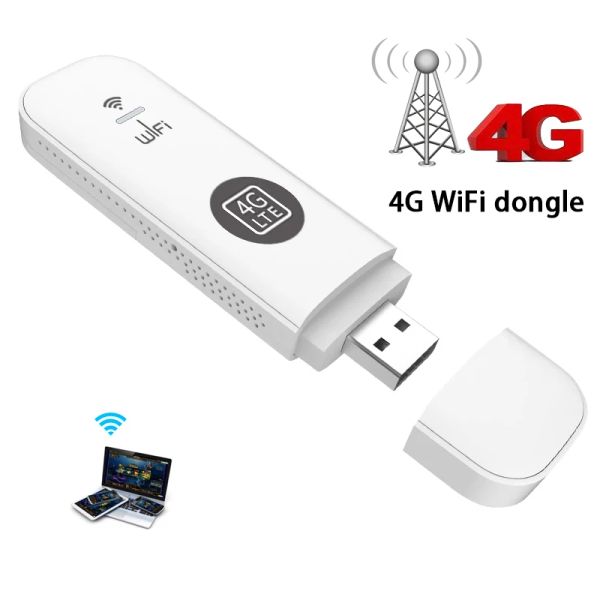 Enrutadores EATPOW 4G MODEM USB Dongle Wifi Router con ranura de tarjeta SIM 150Mbps Adaptador inalámbrico móvil Wifi 4G Router Home Office