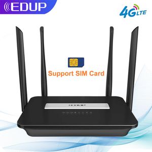 Enrutadores edup smart 4g enrutador wifi enrutador de inicio 4G rj45 wan lan wifi enrutador moderno CPE 4G wifi enrutador con ranura de tarjeta SIM