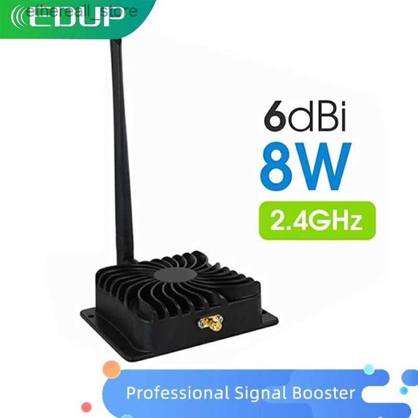 Enrutadores EDUP Wifi Booster 2.4GHz 8W Wifi Amplificador de señal de potencia Enrutador Rango Extender Booster 6dBi Adaptador de antena inalámbrica 802.11b / g / n Q231114