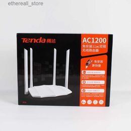 Routeurs anglais Tengda Gigabit Router WiFi 5G Dual Band 1200M Router à large bande de fibre optique sans fil AC23 Q240513