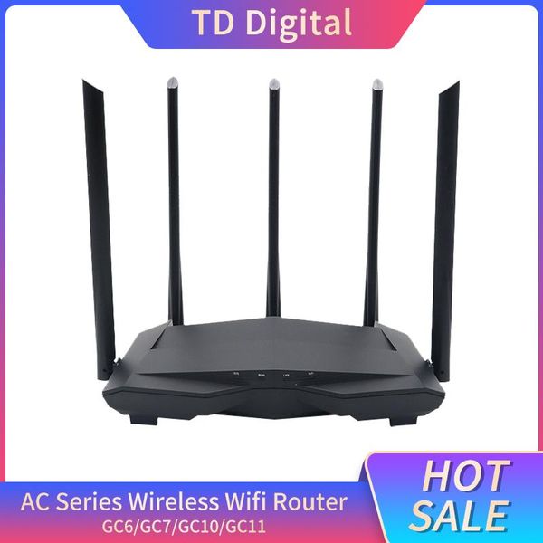 Routeurs FSD Wireless AC1200 WiFi Router avec 2,4 g / 5,0 g de gain élevé Couverture domestique Contrôle de l'application du routeur sans fil à double bande