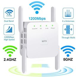 Routers FSU 5G WiFi Repeater Wifi Versterker Extender Netwerk Booster 1200Mbps Lange Afstand Draadloos netwerk internet 231018