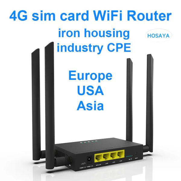 Routers GC111 300Mbps Cat4 Industrial LTE CPE Strong Signal Suport 32 Usuarios WiFi con ranura de tarjeta SIM 4G WiFi Router