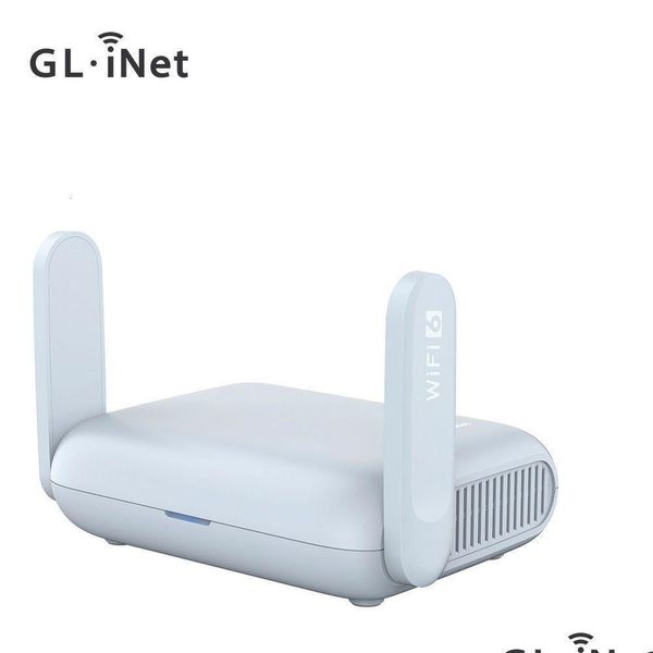 Routers Gl Inet Beryl Axe MT3000 Tamaño de bolsillo Wi Fi 6 Ax3000 Viaje inalámbrico Gigabit Routeropenvpn Wireguard Repetidor Extensor RV Drop Otbsz