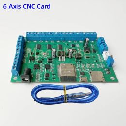 Routers GRBL 6 Axe Breakout Board Control Panneau USB MOTION CARD ESP32 WiFi 32 bits CPU Mach3 Mach3 CNC Contrôleur Router Pièces de bricolage