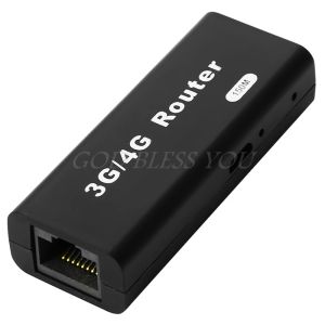 Routers Hot Mini Portable 3G / 4G Wirelessn USB WiFi Hotspot Router AP 150 Mbps Wlan LAN RJ45 Drop Expédition