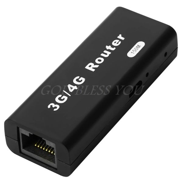 Routers Hot Mini Portable 3G/4G Wirelessn USB Wifi Hotspot Router AP 150Mbps WLAN LAN RJ45 Drop envío