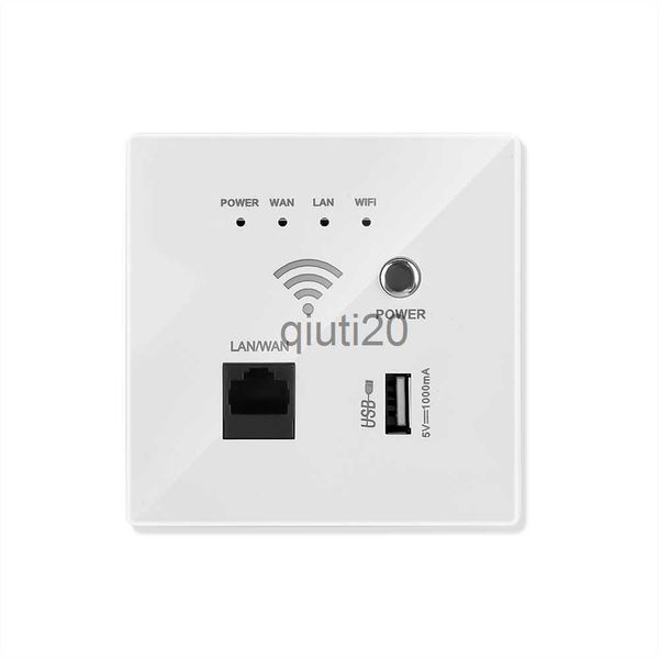 Routers Gran oferta 300Mbps 220V power AP Relay Smart Wireless WIFI repetidor extensor Wall Embed 2.4Ghz Router Panel usb socket rj45 x0725