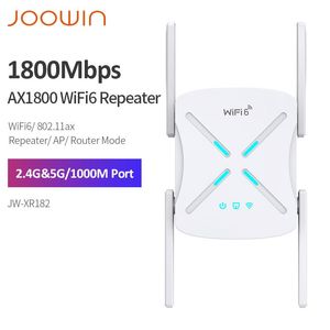 Routers Joowin AX1800 WiFi 6 Repeater 802.11ax Extender Wireless 1800MBP 2,4G Amplificateur de signal WiFi 5GHz Home Wi Fi AP / ROUTER JWXR183