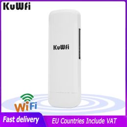 Routeurs kuwfi 300Mbps Router WiFi CPE 2,4g 2 km Répéteur de répétiteur