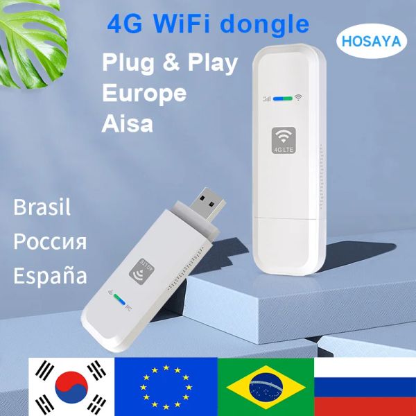 Routeurs LDW931 4G Router WiFi Nano SIM Card portable portable LTE USB 4G Modem Hotspot 10 Utilisateurs WiFi Dongle