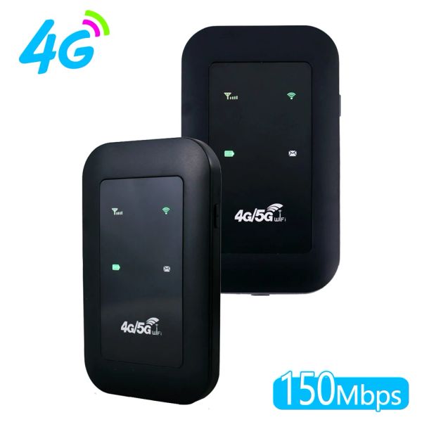 Routers LED Affichage 4G LTE Router Pocket WiFi Repeater signal Amplificateur Network Expander Mobile Hotspot Wireless MiFi Modem Router 150m