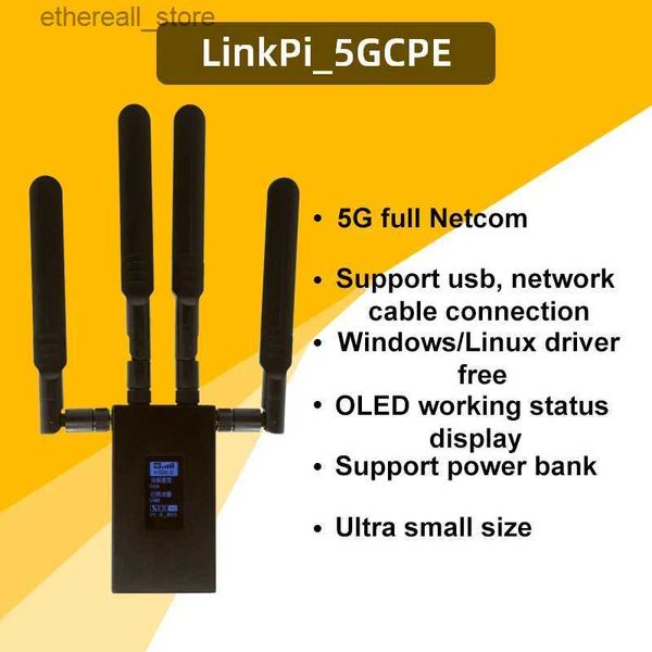 Routeurs Link Pi Routeur portable 5G 5GCPE Port de transfert Netcom complet USB Passerelle industrielle 5G Routeur mobile 3GPP version 15 NSA/SA Q231114
