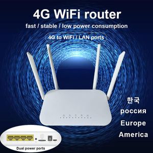 Routeurs LTE CPE 4G WiFi Router SIM Card Hotspot Cat4 32 Utilisateurs RJ45 WAN LAN Modem sans fil