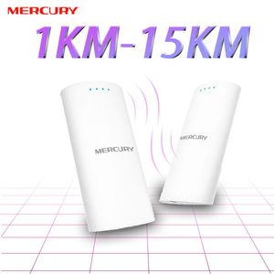 Routers Mercury 5.8g Répéteur WiFi 900 Mbps Router de pont extérieur sans fil Point à point Amplificateur de signal WiFi augmente la plage WiFi de 15 km