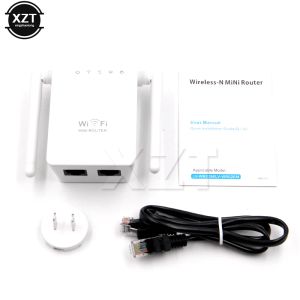 Routers Mini WiFi Router 2.4G 300Mbps Wirelessn Network WI FI REPERATOR RANGO EXPANDER BATER ANTENA 2DBI 802.11 B/G/N