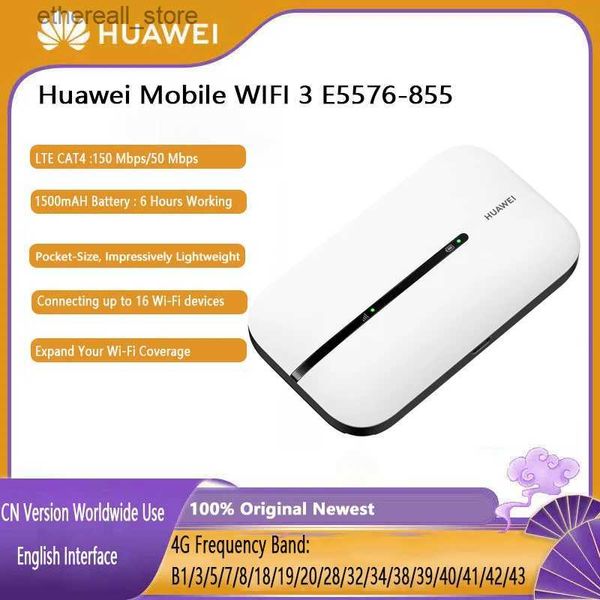 Routers Mobile Wifi 3 E5576-855 WIFI WIFI Router 4G LTE Hotspot Dispositivos Reputores de señal Reputores Reputores Q231114