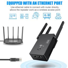 Routers New AC1200 Wireless 5G WiFi WiFi Extender / Router / AP Dual Band Repeater Booster Signal 802.11ac Point d'accès WiFi à longue portée de 1200 Mbps