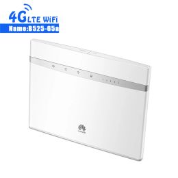 Routers New Huawei B525 B525S65A 4G LTE CPE Router B525S65A 300Mbps WiFi Gateway Router Cat.6 hotspot mobile + antenne 4G 2CPS