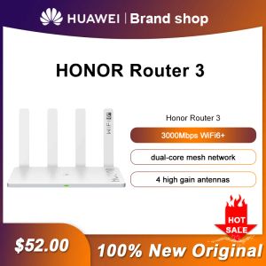 Routeurs nouveau routeur d'honneur original 3 WiFi 6+ 3000Mbps 2,4 GHz 5 GHz Dualcore 128 Mo Wireless WiFi Extender Smart Home Router Easy Configuration