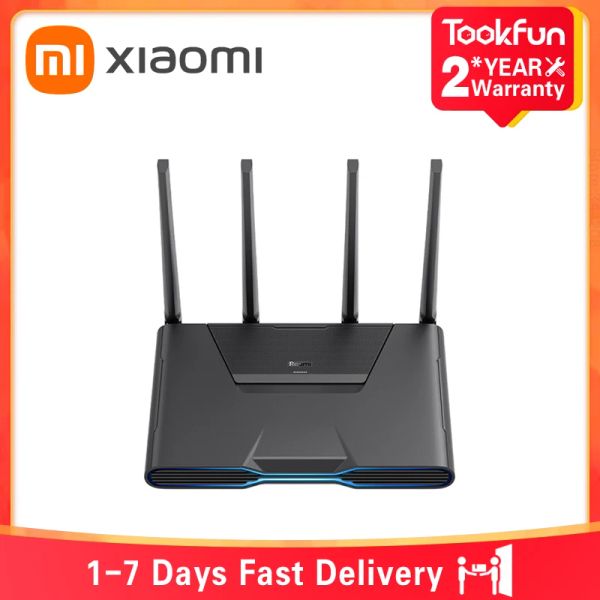 Enrutadores Nuevo Xiaomi Redmi Router AX5400 WiFi 6 VPN Repetidor de malla OFDMA MUMIMO 512 MB Qualcomm Chip 2.5G Puerto de red Amplificador de señal PPPOE